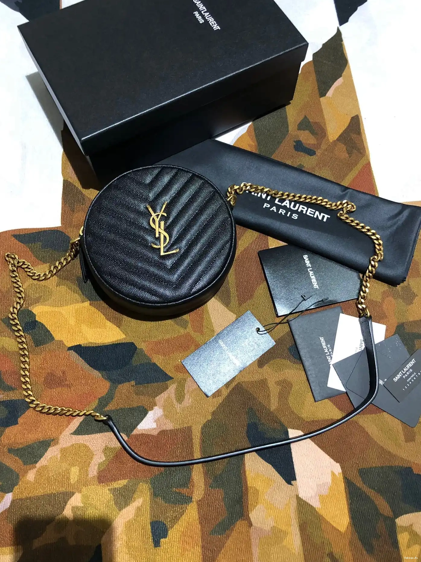 BAG VINYLE CAMERA ROUND YSL 0701